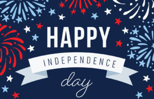 Happy Independence Day (Blue)