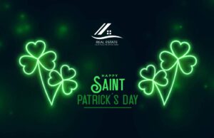 Happy Saint Patrick's Day Black