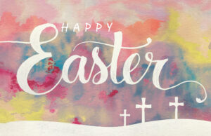 Happy Easter- Watercolor