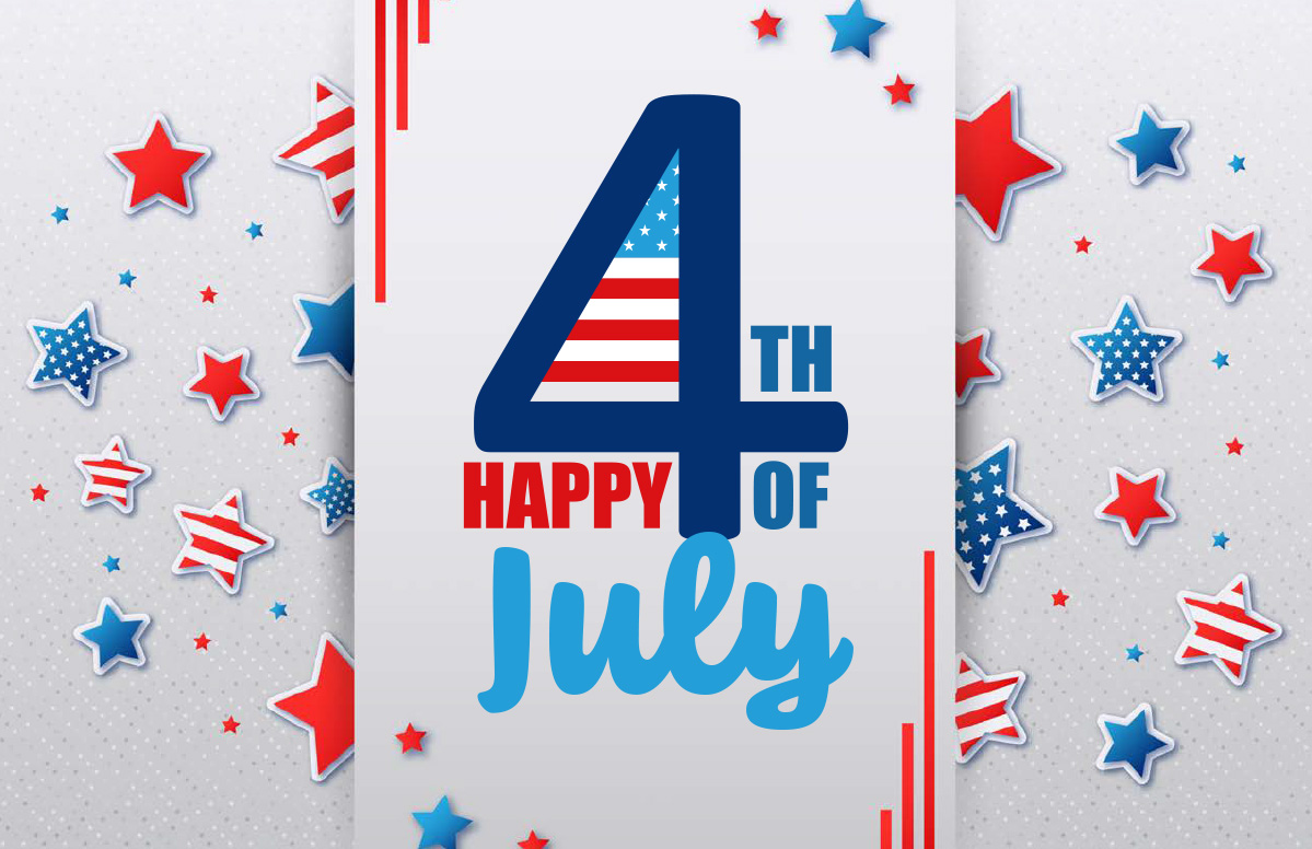 Happy 4th of July Gray