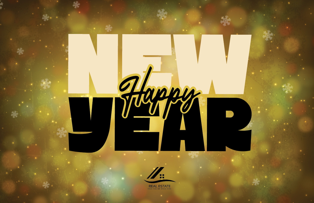 Happy New Year- Gold