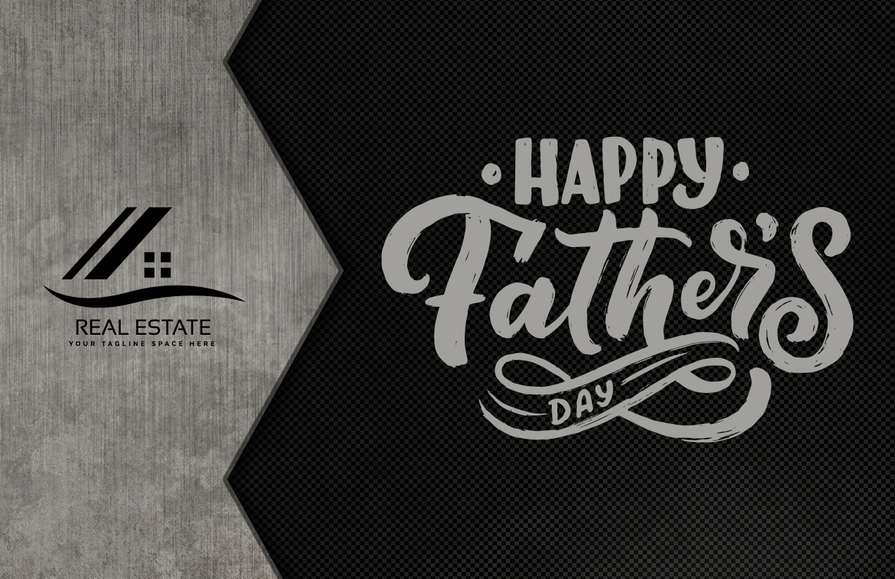 Happy Father's Day -Black