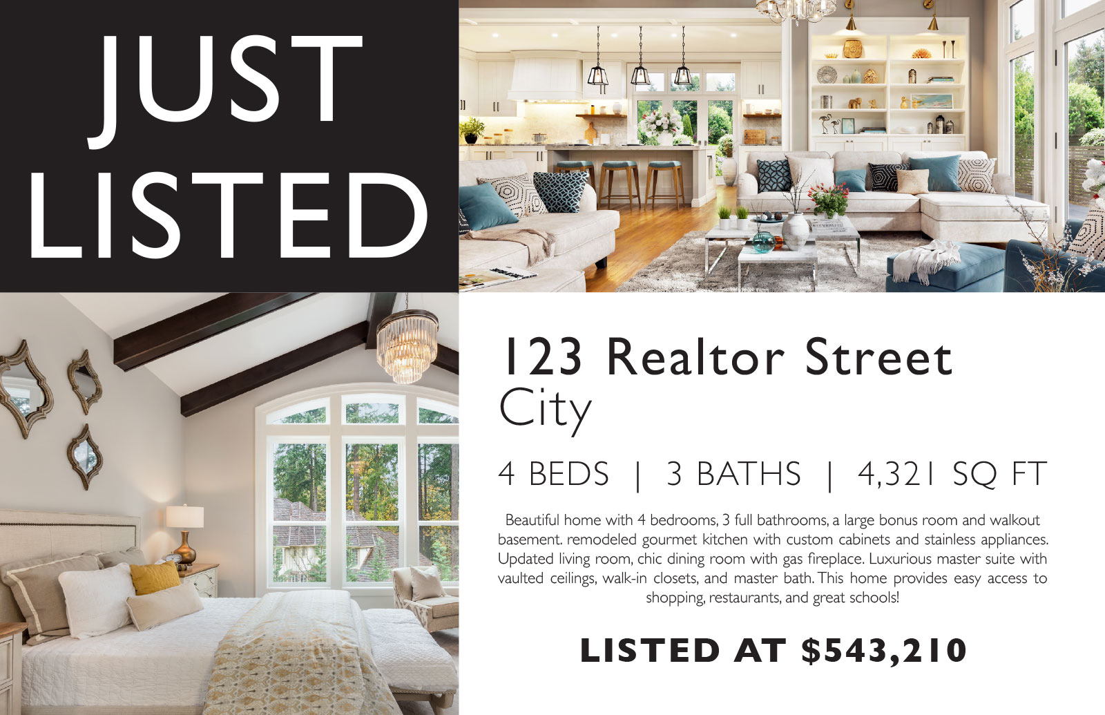 Just Listed - Version 2