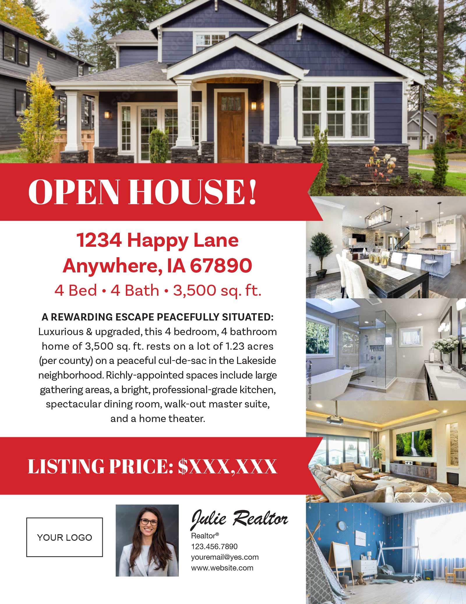 Open House Flyer - Option A