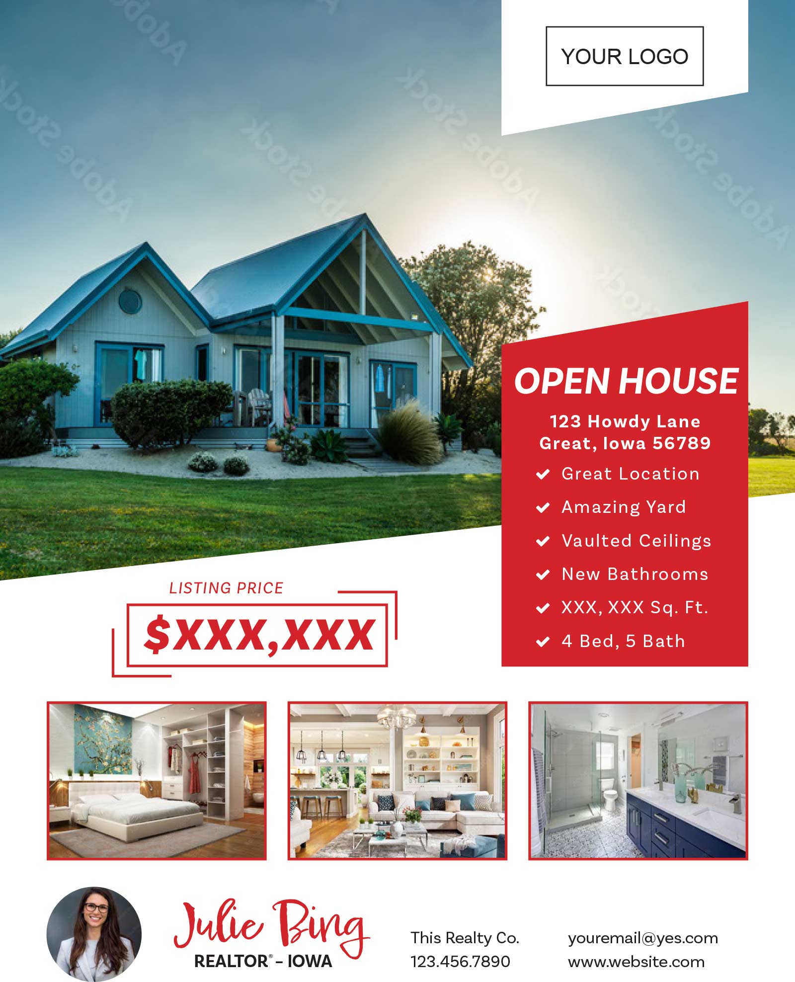 Open House Flyer - Option G