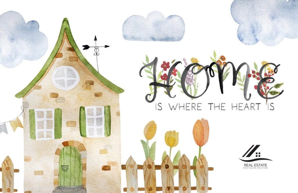 Watercolor Home